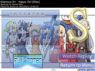 Osu! Happy Girl [Rika] 98.82% S