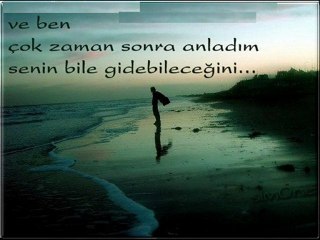 Sen Git Ben Kalırım Harika Bir Şiir amatör:))