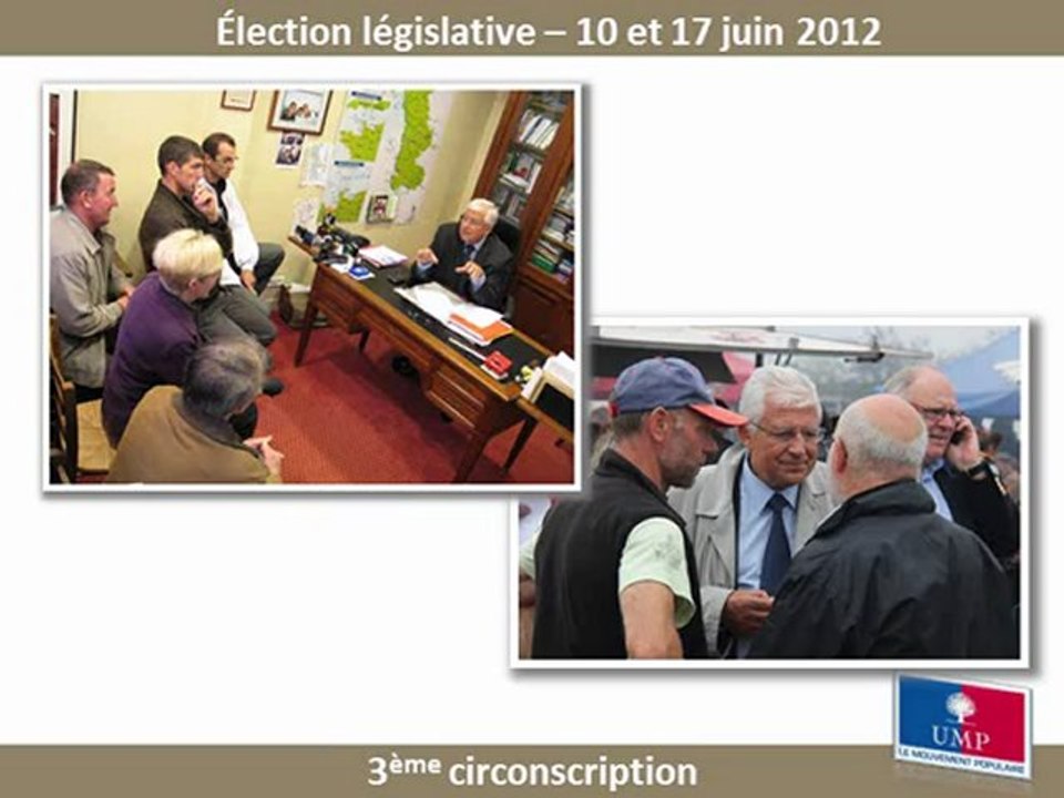 Alain Cousin - Clip de Campagne 2012 - Législatives Manche 3e