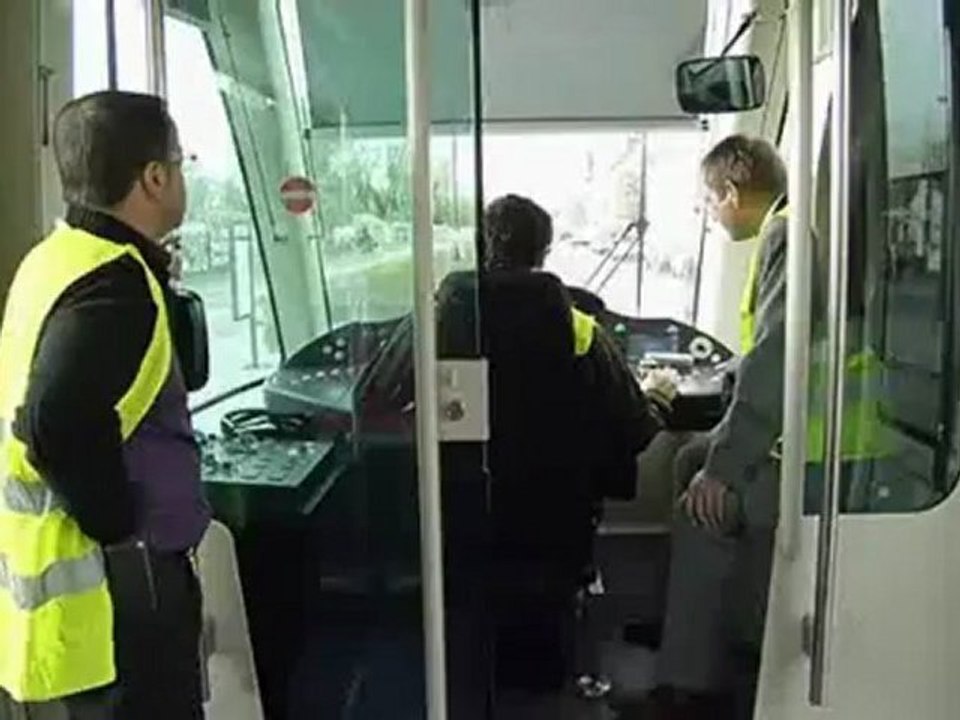 La formation des conducteurs du tram