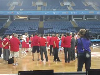 Βίντεο από την προπόνηση του Σαββάτου (12/5) στην "Sinan Erdem Arena" (1)