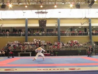 Ch. Europe Karaté 2012 - Le kata de Sandy Scordo en finale
