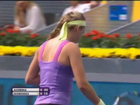 Azarenka batte Radwanska - Madrid, semifinale