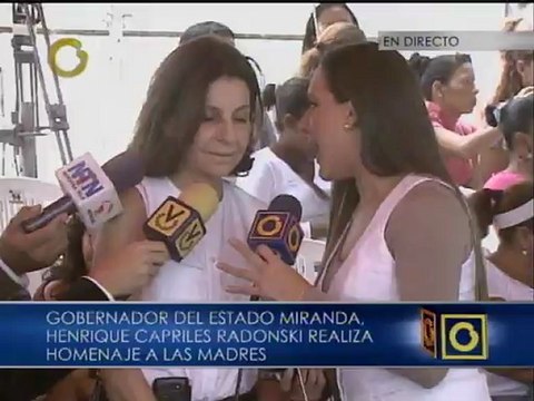 Madre de Capriles: Sigamos luchando para mejorar el país para nuestros hijos