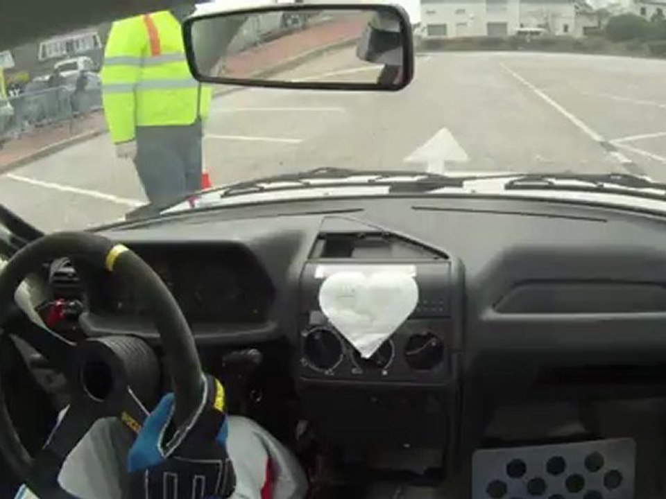 Slalom de Calais 2012 - Pierre-Alexandre PERRIN - 205 rallye FN1 - Manche 2