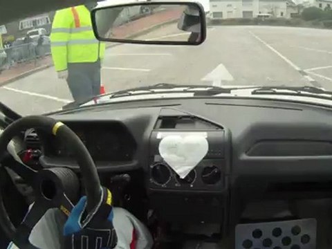 Slalom de Calais 2012 - Pierre-Alexandre PERRIN - 205 rallye FN1 - Manche 2