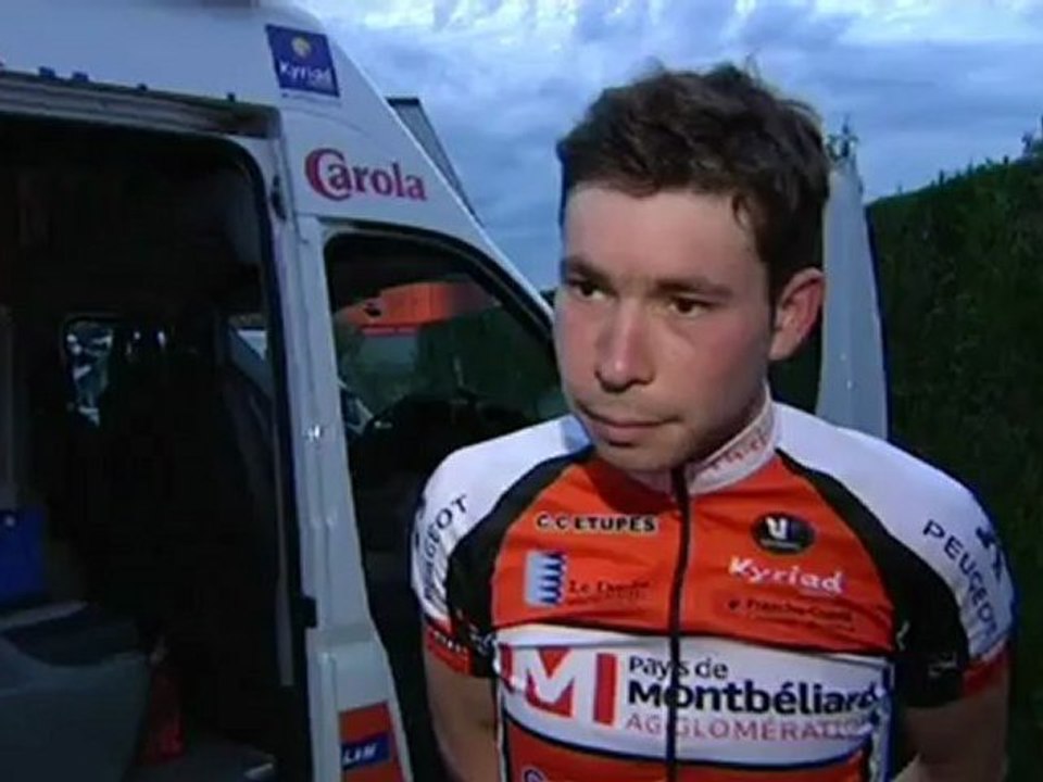 ITW Michaël Jeannin CC Étupes sur le Tour du Jura