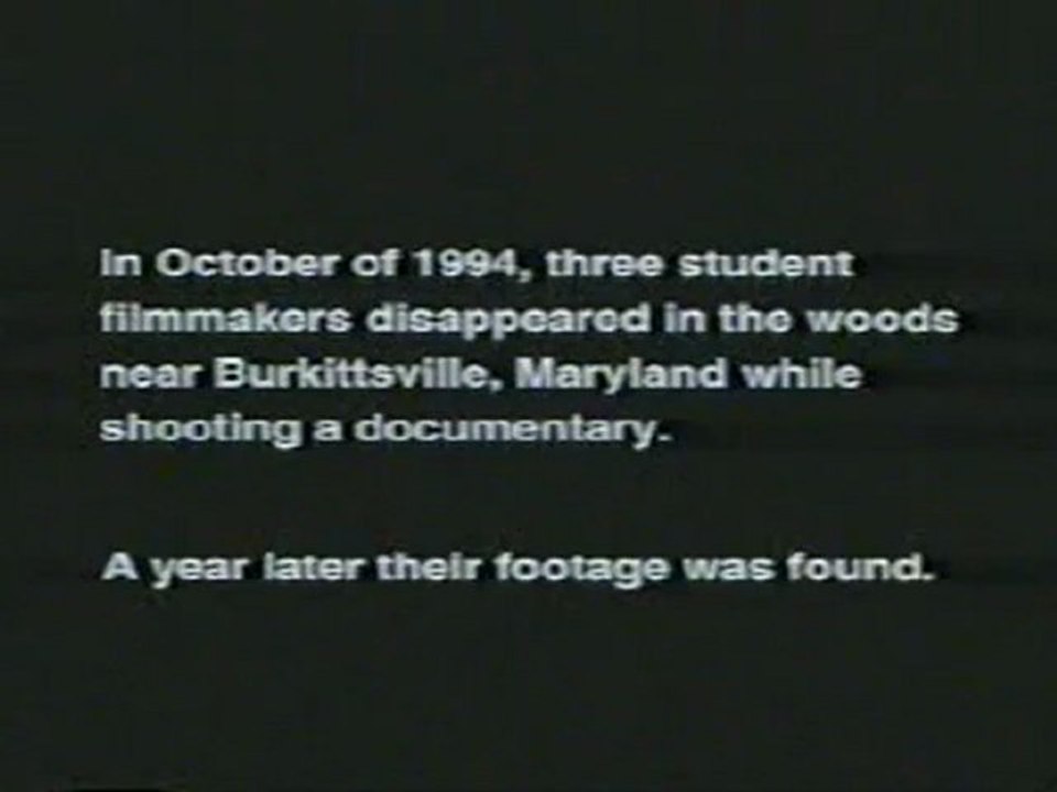 Blair Witch Project (Trailer 3),The