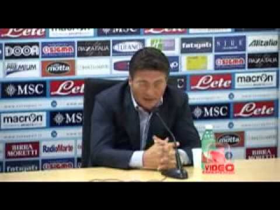 Napoli - Mazzarri e l'ultima di campionato contro il Siena (12.05.12)