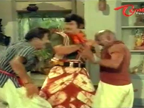 Telugu Comedy Scene Between Krishna - Rajababu