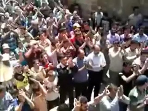 Syria فري برس درعا الصورة مظاهرة صباحية نصرة للمدن المنكوبة 12 5 2012 Daraa