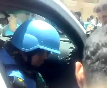 Syria فري برس حلب بيانون زيارة المراقبين للبلدة 12 5 2012 Aleppo