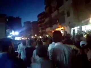 Syria فري برس حلب  حي المشهد  مظاهرة مسائية12 5 2012 ج1 Aleppo