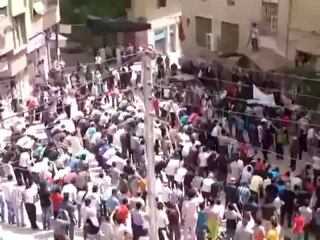 Syria فري برس  ريف دمشق التل نصر من الله جنو البعثية 11 5 2012 Damascus