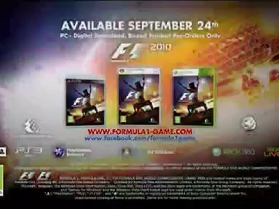 F1 2010 - Launch Trailer