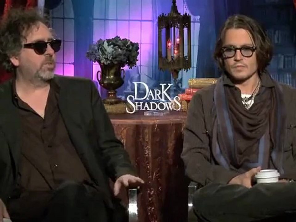 Johnny Depp & Tim Burton for 'Dark Shadows'