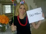 Shakira alcanza los 50 millones de seguidores