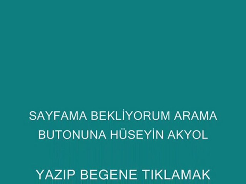 Orhan  ÖLMEZ "İKİ ELİN KANDA OLSA DA GEL"