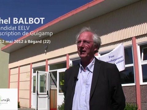 Législatives: Michel Balbot (ex) candidat EELV à Guingamp