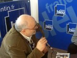 Gérard Collet de la programmation de Jazz sous les pommiers, sur France Bleu.
