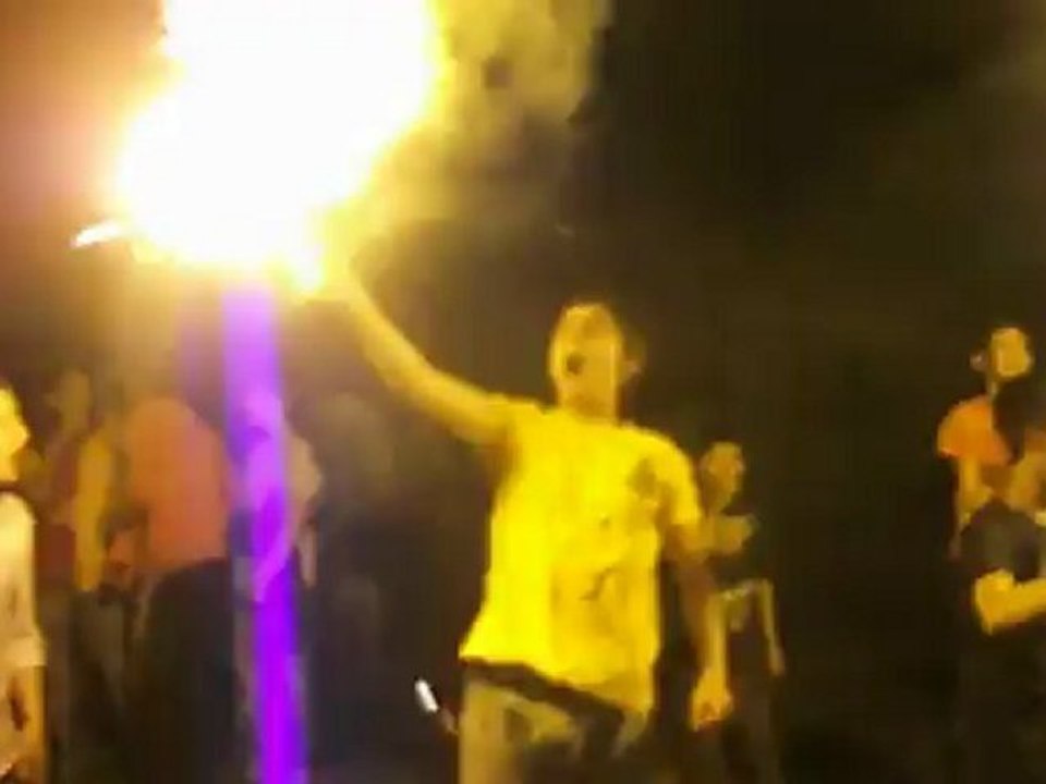 Vezirhan Beldesinde Galata Saray taraftarların şampiyonluk sevinci