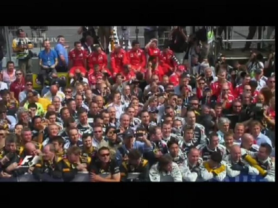 Spain 2012 Podium with Pastor Maldonado, Fernando Alonso and Kimi Räikkönen