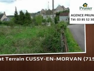 A vendre - terrain - CUSSY-EN-MORVAN (71550)