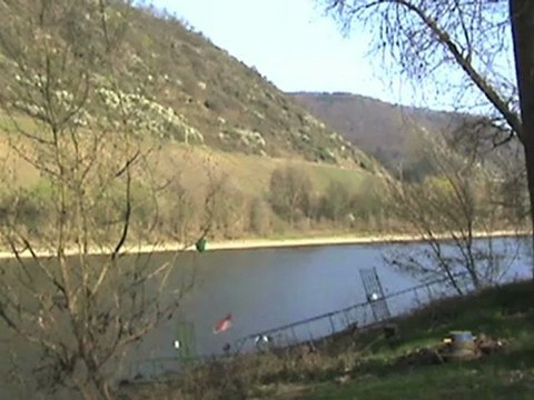 Züge bei Oberhammerstein und Brohl-Namedy, GAF100R, 2x BR143, BR140, 2x BR185, 4x BR425