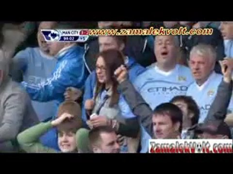 مانشستر سيتي &كوينز بارك3-2 وفوز المان سيتي بالدوري الانجليزي