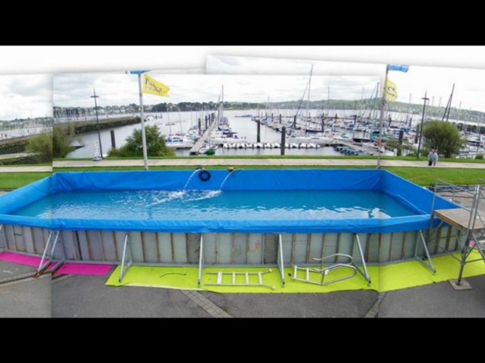 Montage piscine 100 mètres cube mai 2012.