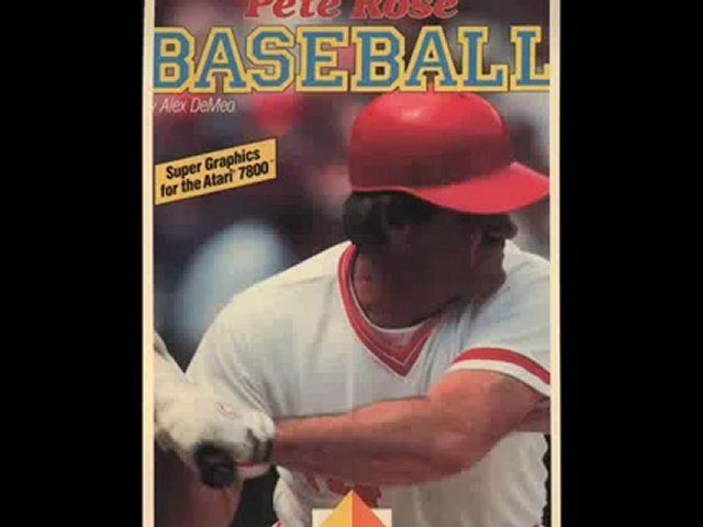 Pete rose baseball - Atari 7800