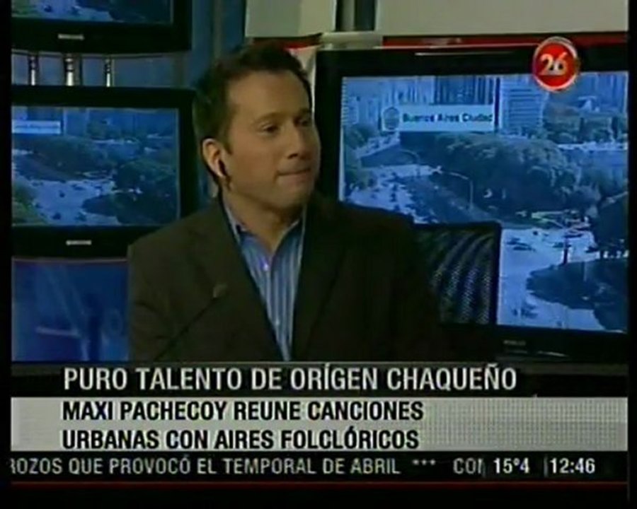 Maxi Pachecoy. Canciones urbanas con aires folclóricos ▬ El Diario del Domingo, Luis Bremer