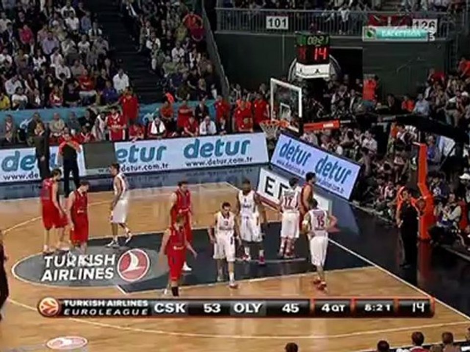 ПБК ЦСКА - Олимпиакос, 3-я и 4-ая четверть