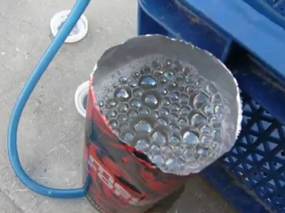 Expérience number 01 hydrogène-oxygène