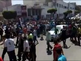مظاهرة التراس المصري احتجاجا علي تعذيب و ضرب المتهمين في أحداث بورسعيد في سجن طرة
