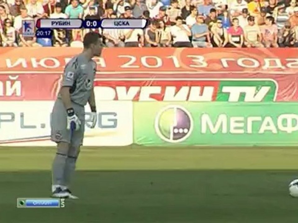 Рубин - ЦСКА,44 тур 1 тайм