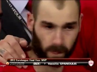 CSKA vs Olympiakos 61 - 62 final in the euroleague 2012, the last shot, and the awards HD