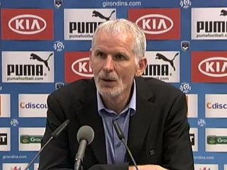 Conférence de presse après Bordeaux-Lorient