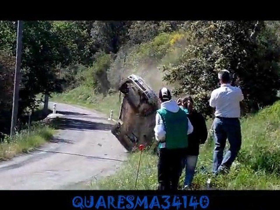 RALLYE DU PRINTEMPS 2012 ( avec la sortie spectaculaire du N°63 dans l'es 2 )