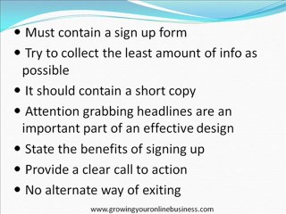 Build A List With An Effective Squeeze Page