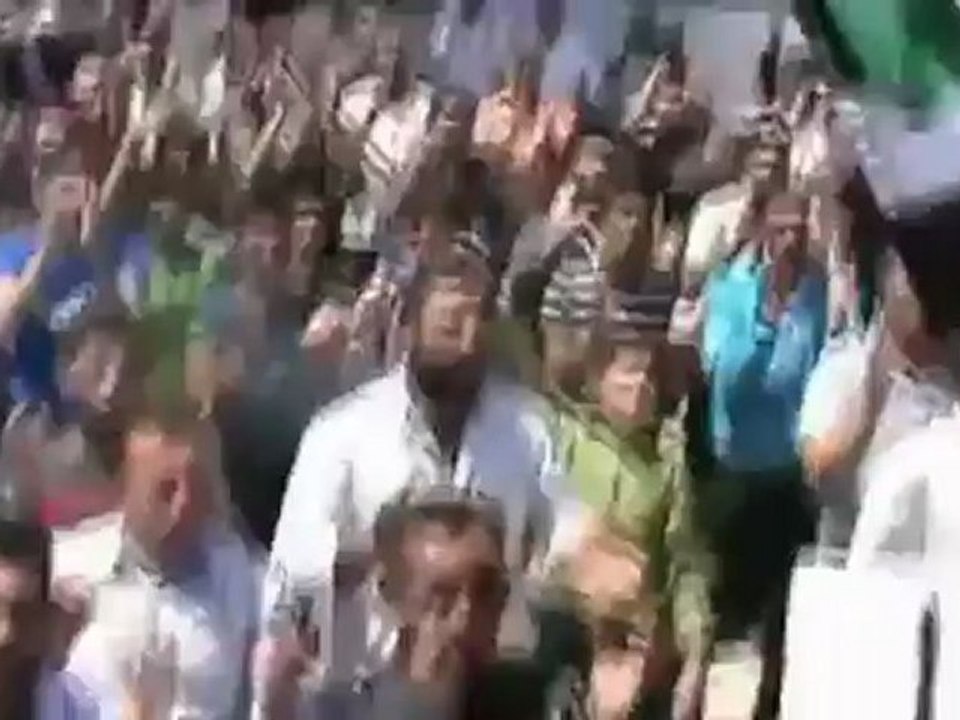 Syria فري برس حماه المحتلة مظاهرة قلعة المضيق وفاءً للشهيد المجاهد خالد نصر الله Hama
