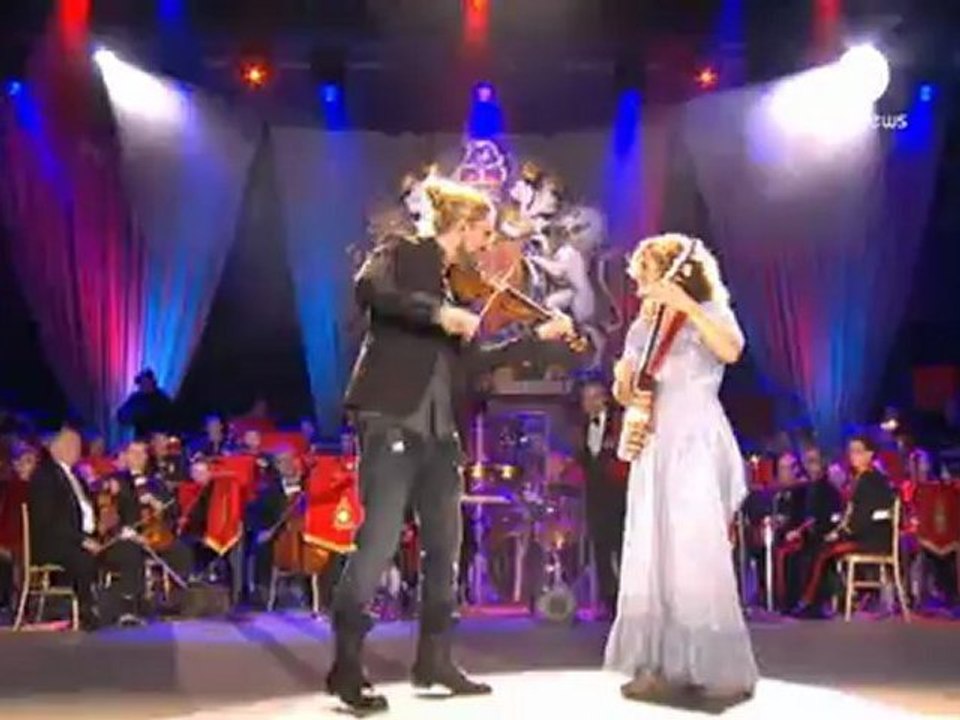 Queen Elizabeth is entertained by Jubilee pageant