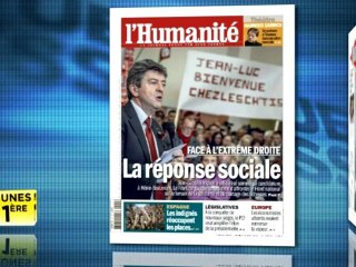 Revue de presse Unes 1ère - 14 mai 2012