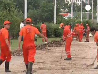 Georgia president visits flooded capital