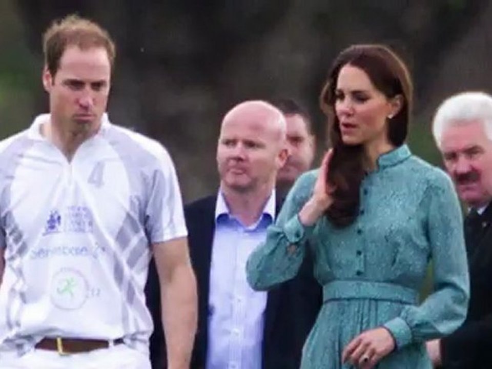 Prince William and Harry Play Polo as Kate Middleton Watches in Green Frock