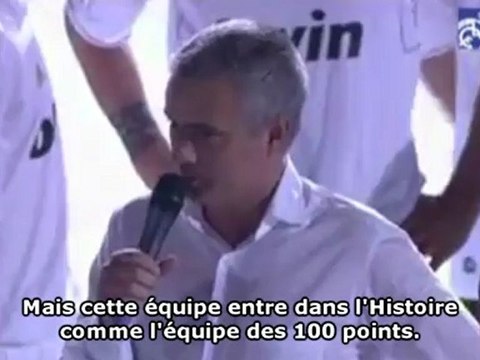 Jose Mourinho en fusion avec ses joueurs