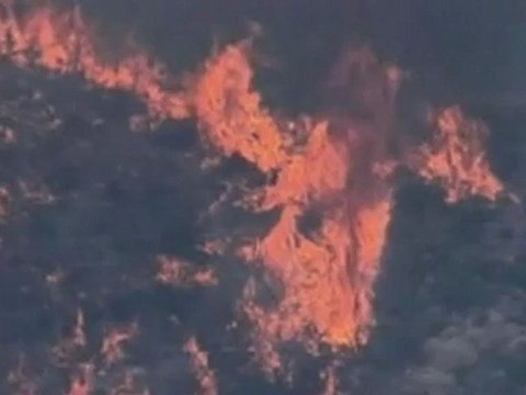 Wildfires scorch land in Tonto National Forest, Arizona