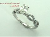 Oval Shaped Diamond Engagement Ring With Round Stones In Pave Setting FDENS3044OVR
