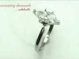 Marquise Cut Solitaire Tapered Engagement Diamond Ring In Prong Setting FDENR8050MQR