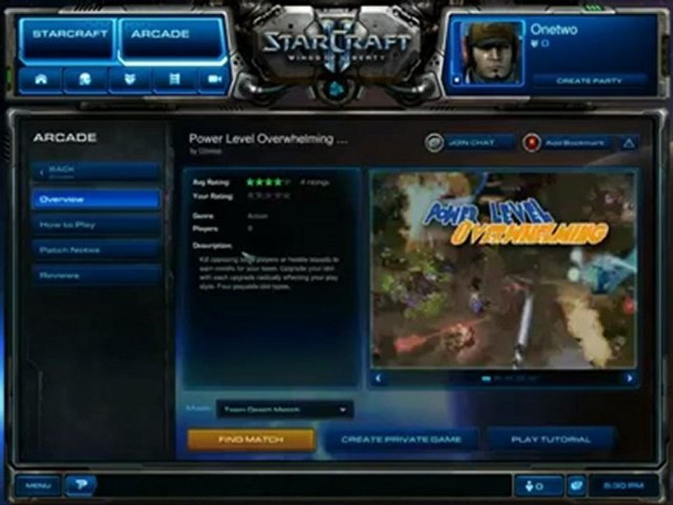 SC2 Battle.net Arcade Alpha
